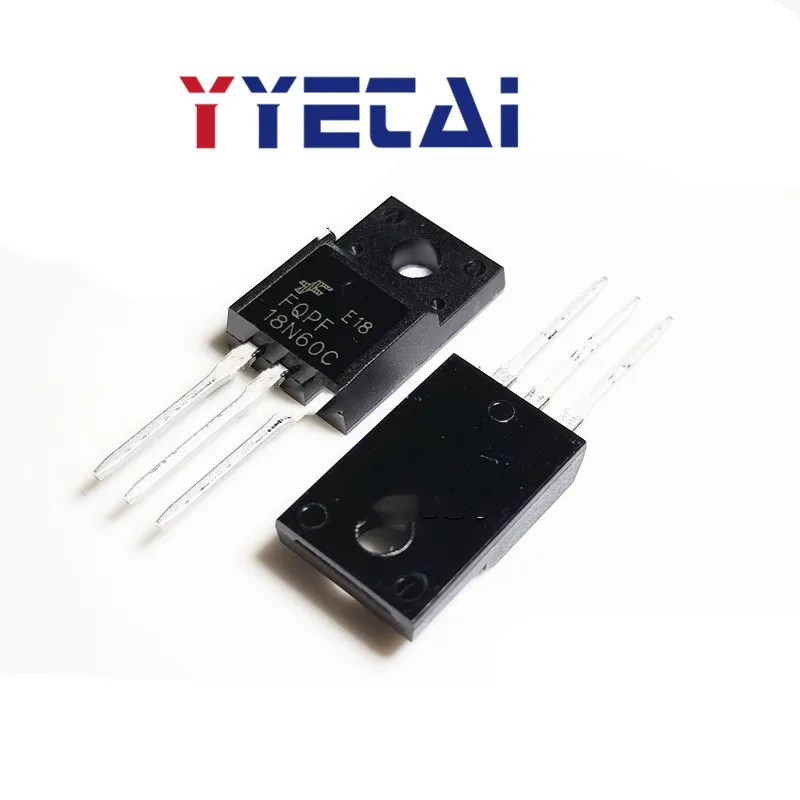 

TAI 10PCS Brand new original imported FQPF18N60 FQPF18N60C 18NM60N 18N60 in-line TO-220