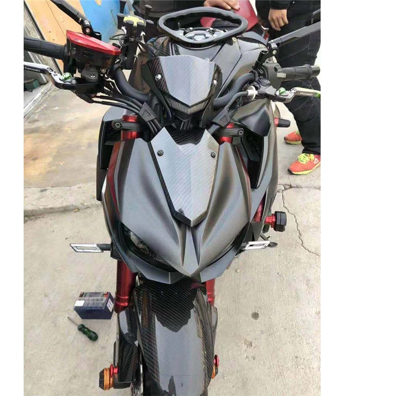 Углеродное волокно для мотоцикла Kawasaki Z1000 2014 2015 2016 ветровое стекло отражатель