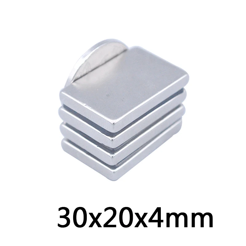 

5/10/20/50 pcs Super Strong Magnet Block NdFeB N35 30x20x4 mm Cuboid Rare Earth Neodymium Magnets 30*20*4mm