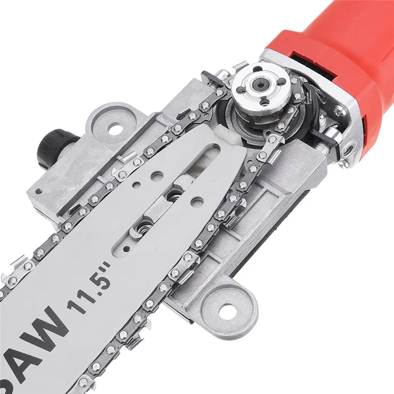 Automatic Adjustment 11.5 Inch Chainsaw Bracket Automatic Refueling Change 100 125 150 Angle Grinder Into Chain Saw Accessories