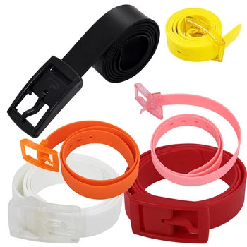 

Unisex Stylish Candy Colours Silicone Plastic belt