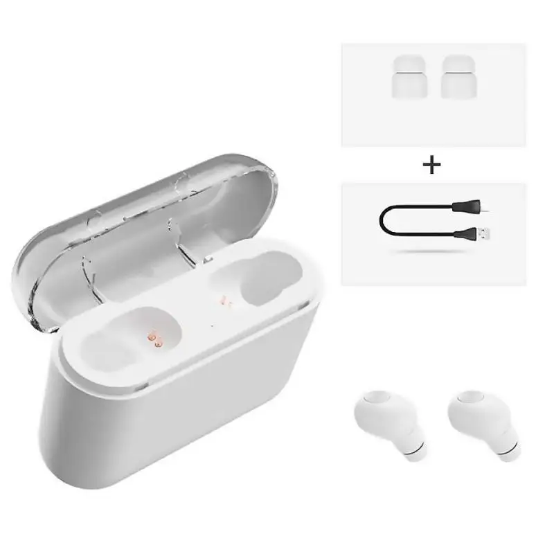 Orunjo BL1 TWS Mini Bluetooth 5,0 беспроводные наушники стерео спортивные наушники гарнитура с микрофоном power Bank