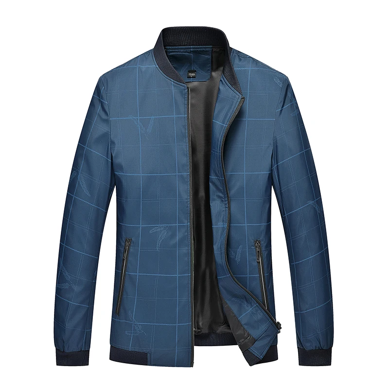 

Spring and autumn coat men's jacket thin section autumn jacket business casual middle-aged jacket male JG 9053