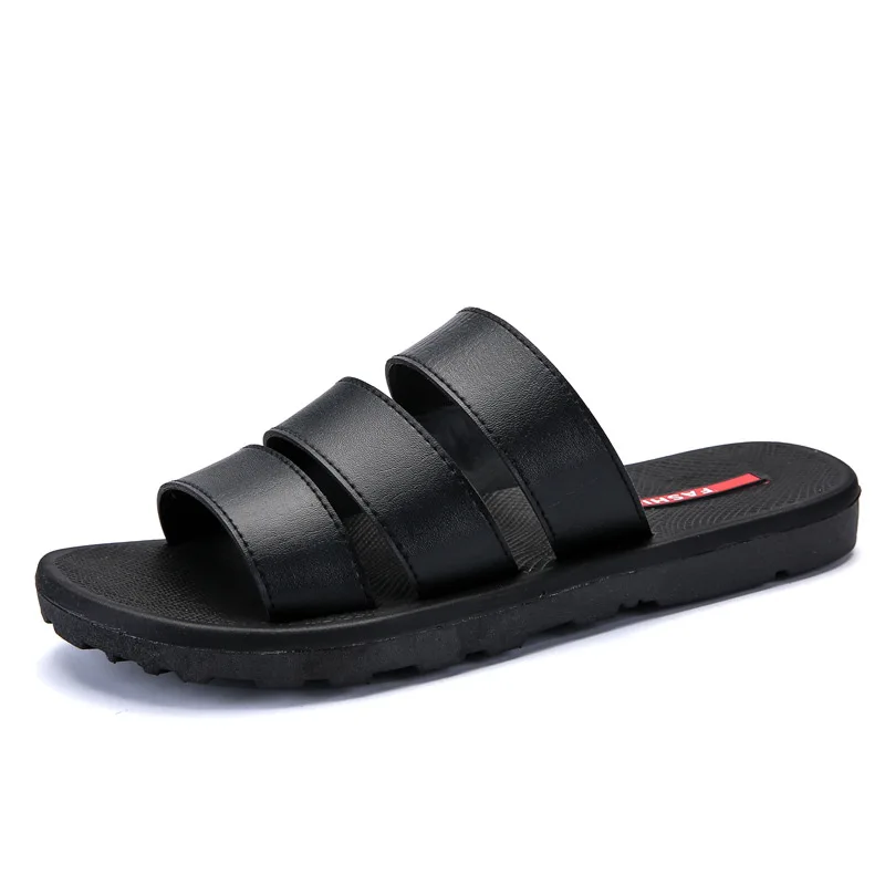 

Le mu Summer Single-strap Slipper Men's Korean-style Cool Versatile Outdoor Casual Sandals Anti-slip Flat Sandals