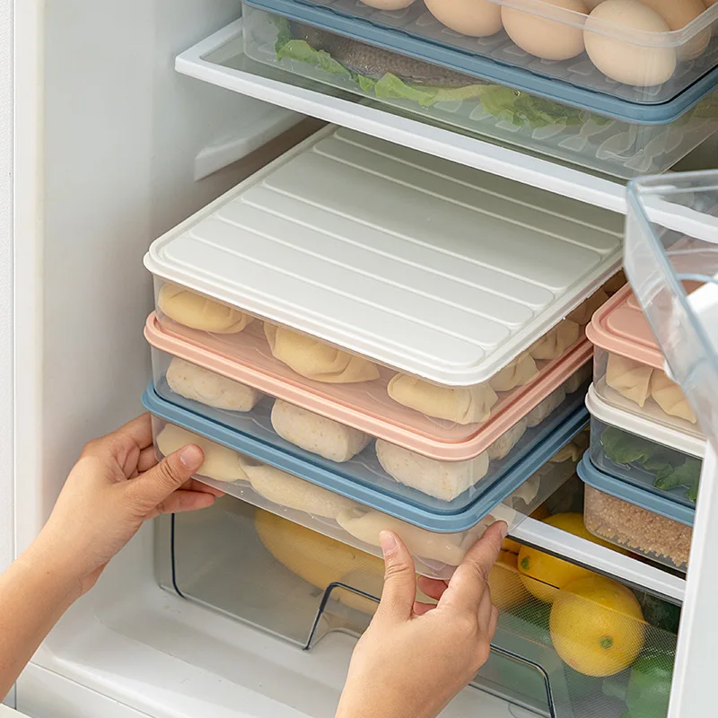Refrigerator Food Fresh Storage Container with Lid Sealed Crisper Keeping Fresh 