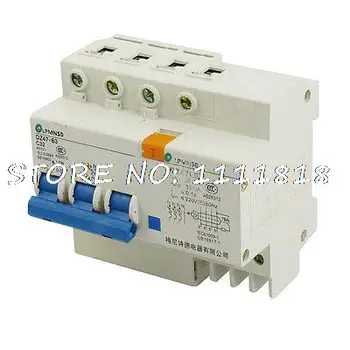 

AC 400A 32 Amp 6000A 3 Poles Switch Type Leakage Circuit Breaker DZ47-63 DZ47LE
