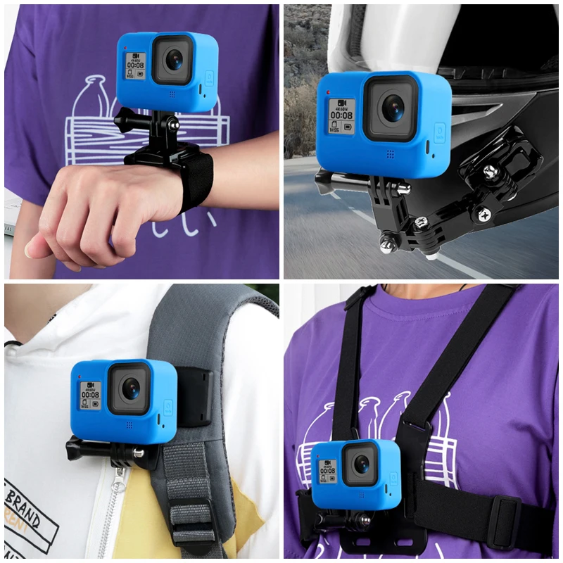 Мягкий силиконовый чехол для экшн камеры GoPro 8|Чехлы экшн-камер| |