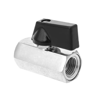 

1PC Water Stop Valve Fitting Double Inner Thread G1/4" For Computer Water Cooling