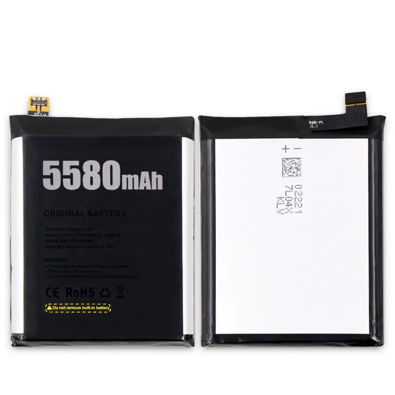100% Новый оригинал Для DOOGEE S60 BAT17M15580 и BAT17S605580 запасные части 5580 мАч запасная