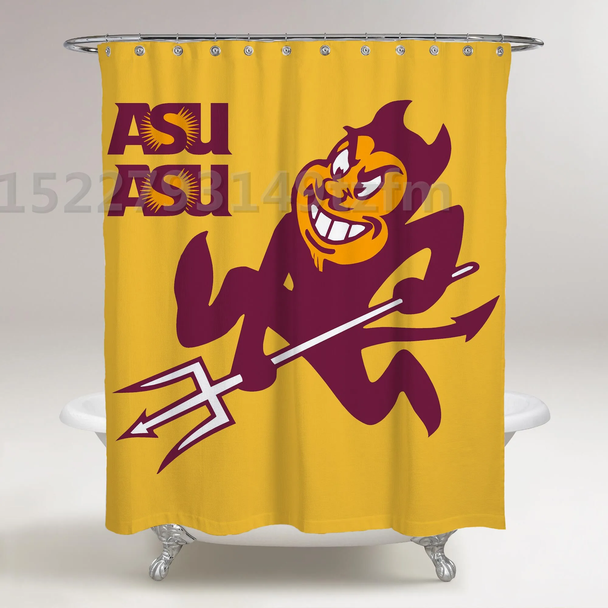 Водонепроницаемая занавеска для душа s ARIZONA STATE SUN DEVILS занавеска для душа s принт полиэстер ткань занавеска для ванной комнаты с 12 крючками