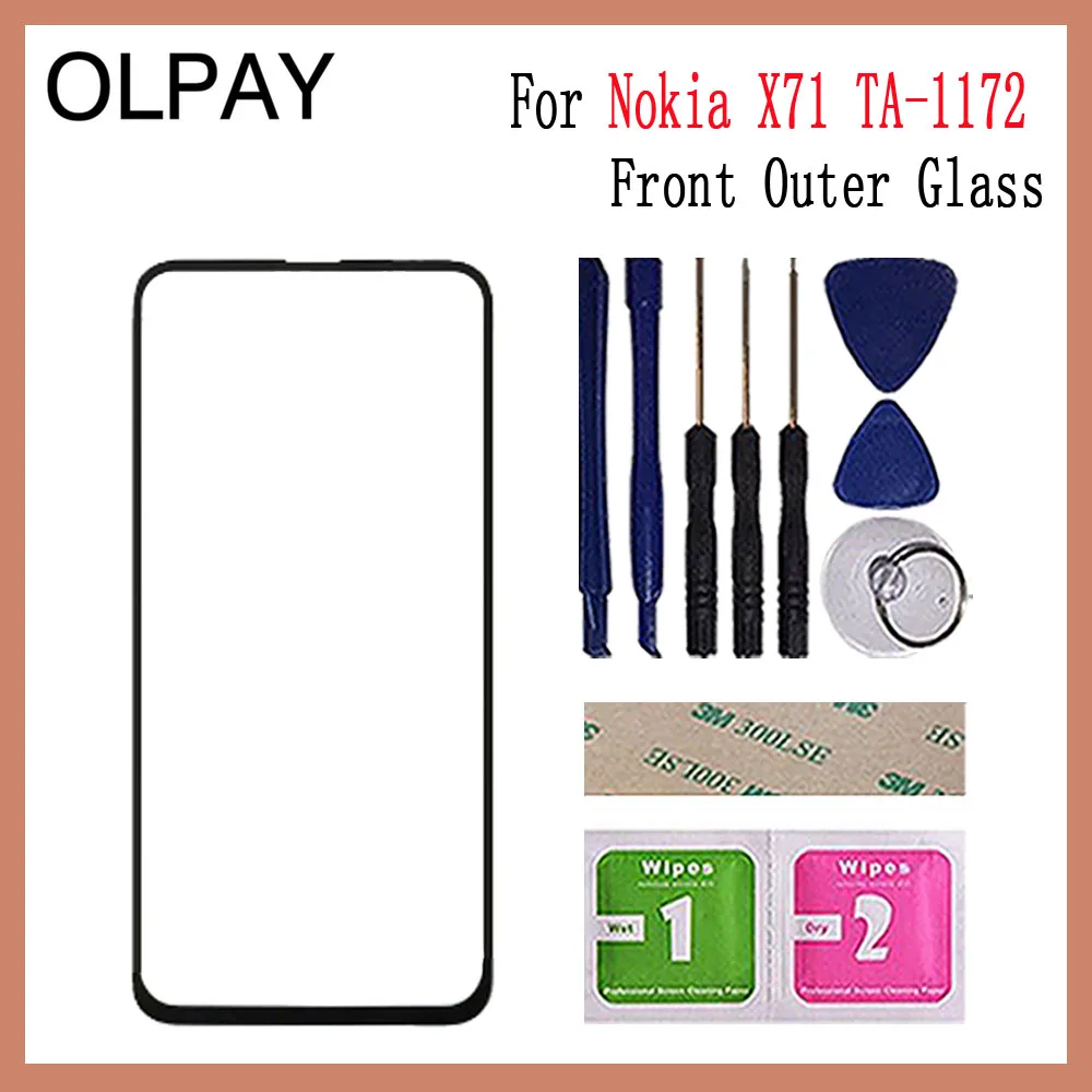 Сенсорное стекло для Nokia X71 Ta 1172 передняя панель внешнее сенсорный экран запасные