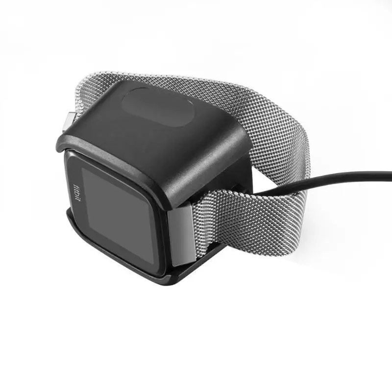 1 м Смарт USB часы Зарядное устройство Док-станция для Fitbit Versa Lite Versa зарядное устройство Versa2 зарядное устройство смарт-часов кабель
