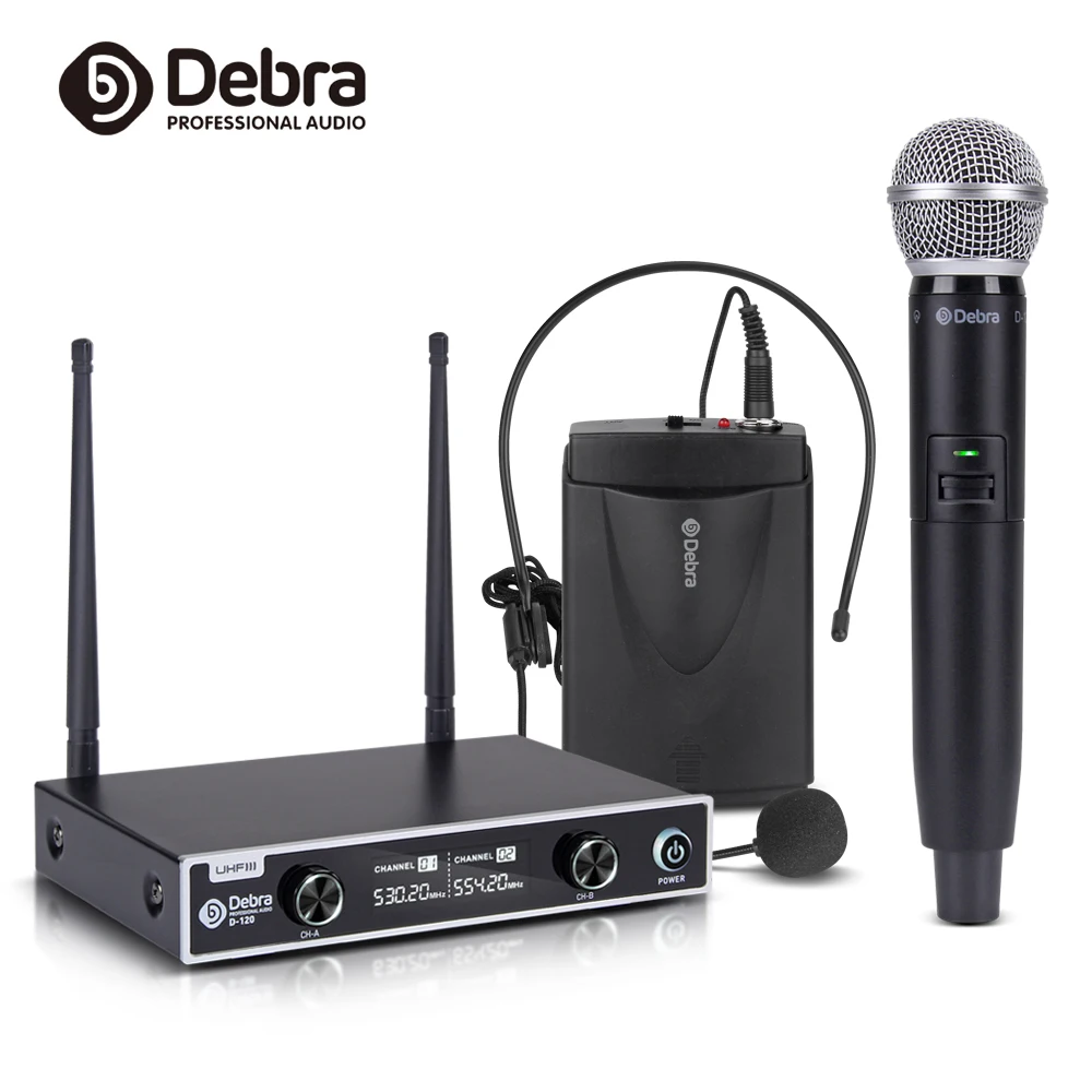 D 120 УВЧ ручной и петличный & гарнитура Беспроводная связь Bluetooth 2 канала