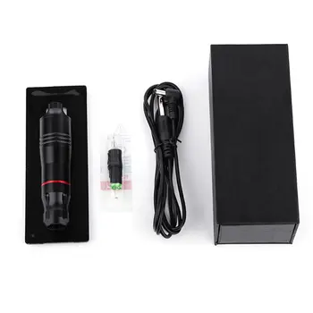 

Tattoo Machine Pen Rotary Aluminum Alloy Frame with Needles Cartridges Cord for Liner Shader