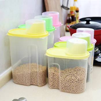

Kitchen Storage Box Container Modern Cereal Food Storage Kitchen Containers Plastic Food Containers Plastic Container with Lid