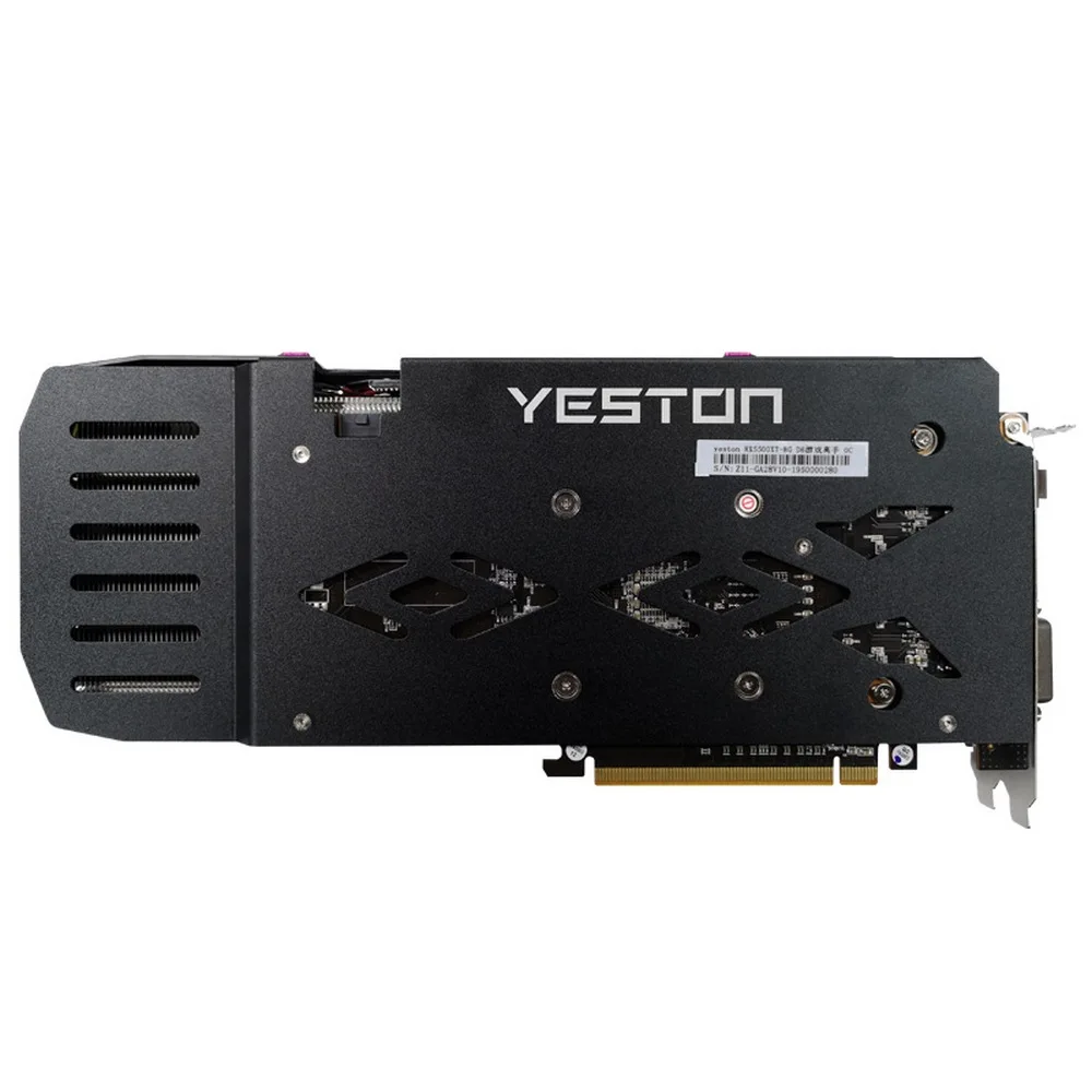 Yeston Radeon RX 5500 XT GPU 8 Гб GDDR6 128 бит 7 нм игровой настольный компьютер ПК видеокарты Поддержка DP/HDMI/DVI-D
