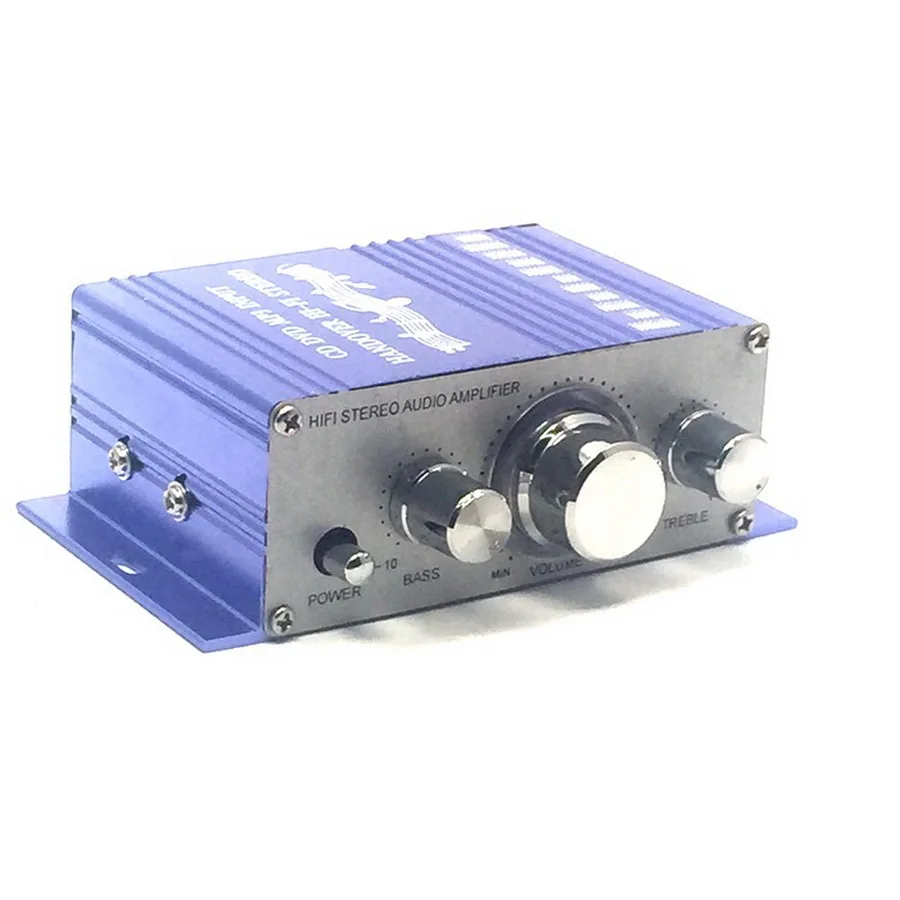 20 шт. HY-2001 Hi-Fi Мини Усилители звука для мотоцикла Авто домашний усилитель мощности стерео режим звука USB/MP3/FM/DVD/SD