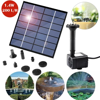 

Solar Power Floating Fountain Water Pump For Garden Pond Pool Aquarium Pump Landscape Pool Garden Decorative Fountain Space