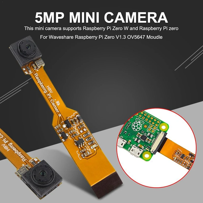 5Mp мини Raspberry Pi Модуль камеры с 72 градусов объектив для Raspberry Pi Zero/Zero W/Zero Wh