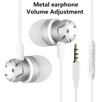 

3.5mm Wired In-Ear Earphones With Mic Stereo Headset Handsfree Headphone Earbuds For Mp3 Player iPhone Xiaomi Mobile Phone