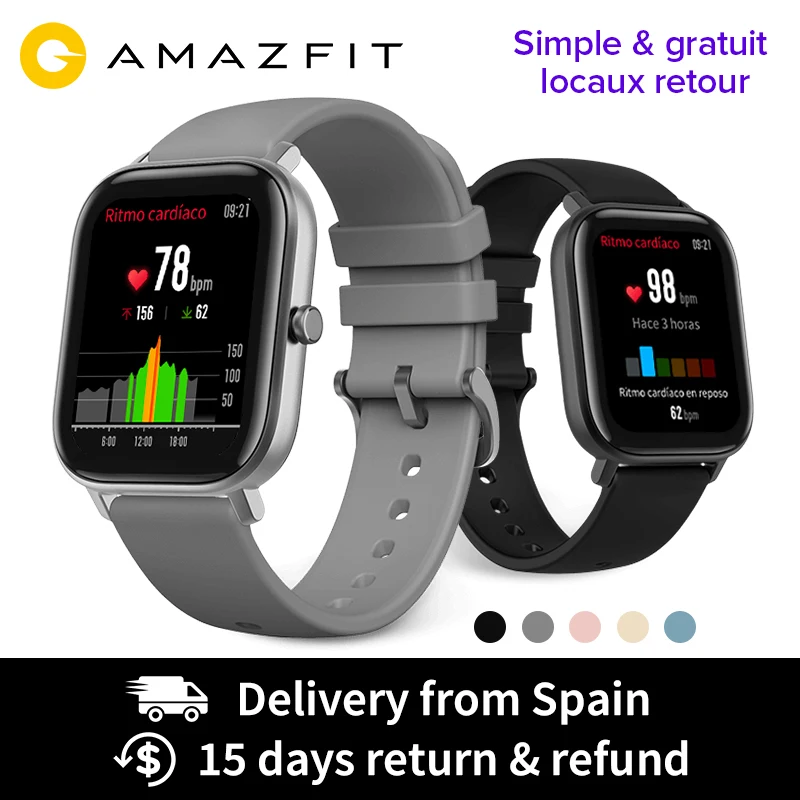 Amazfit GTS глобальная версия Смарт часы 5ATM водонепроницаемые умные 14 дней батарея gps