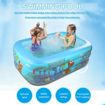 

Children Inflatable Swimming Pool Soft Bottom Independent Layered Airbag Thickened Inflatable Ocean Ball Paddling Pool
