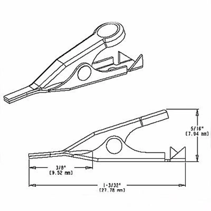 10 шт. зажимы типа крокодил 5 А|alligator clips electrical|alligator clipsclip electric |
