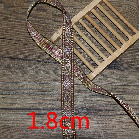 1.8cm 5YARD 5 ярдов плетение с вышивкой кружева аксессуары DIY ручной работы одежды, юбки, шляпы, одежды кружева - Цвет: 1.8cm 5YARD