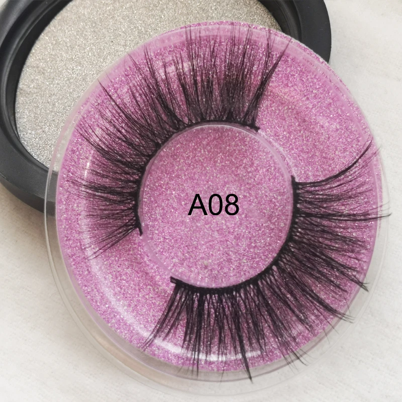 3D Mink Lashes Silk False Eyelashes Hand Made 3D Lashes Full Strip Lashes Mink Eyelashes 100% Cruetly Makeup Soft Fake Eyelashes