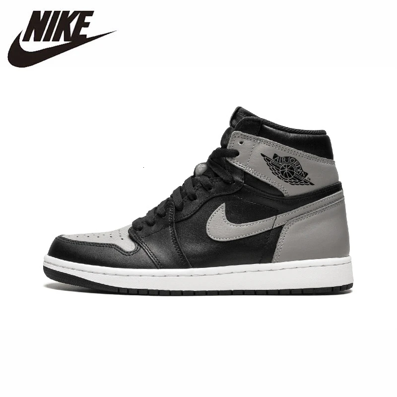 Мужская баскетбольная обувь Nike Air Jordan 1; Новое поступление; удобные спортивные кроссовки на открытом воздухе; износостойкие #555088-013