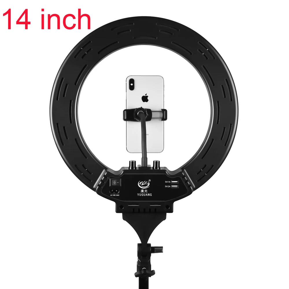  Photo Studio Led Ring Light Selfie Stepless Lighting Dimmable for youtube Video 3200-5600K Photogra - 33047943527