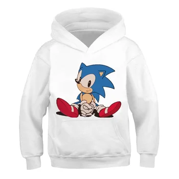 

Boys girls Sonic Sweatshirts Warm 2020 Autumn Winter Sonic the Hedgehog Coat Long Sleeve Tracksuit kids fashion pattern clothes