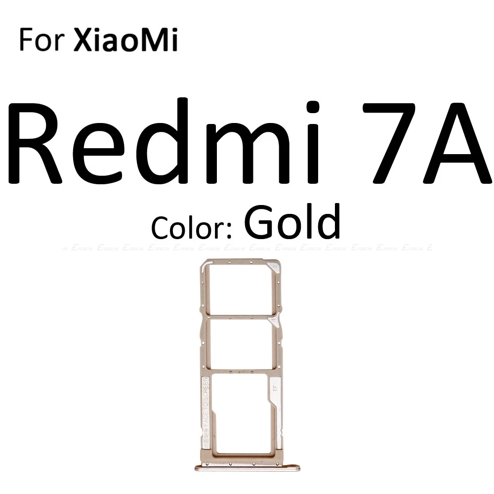 Карта Micro SD Sim карты слот, разъем для лотка адаптер Коннектор кард-ридера для XiaoMi Redmi S2 7A 6A контейнер держатель Запчасти для авто
