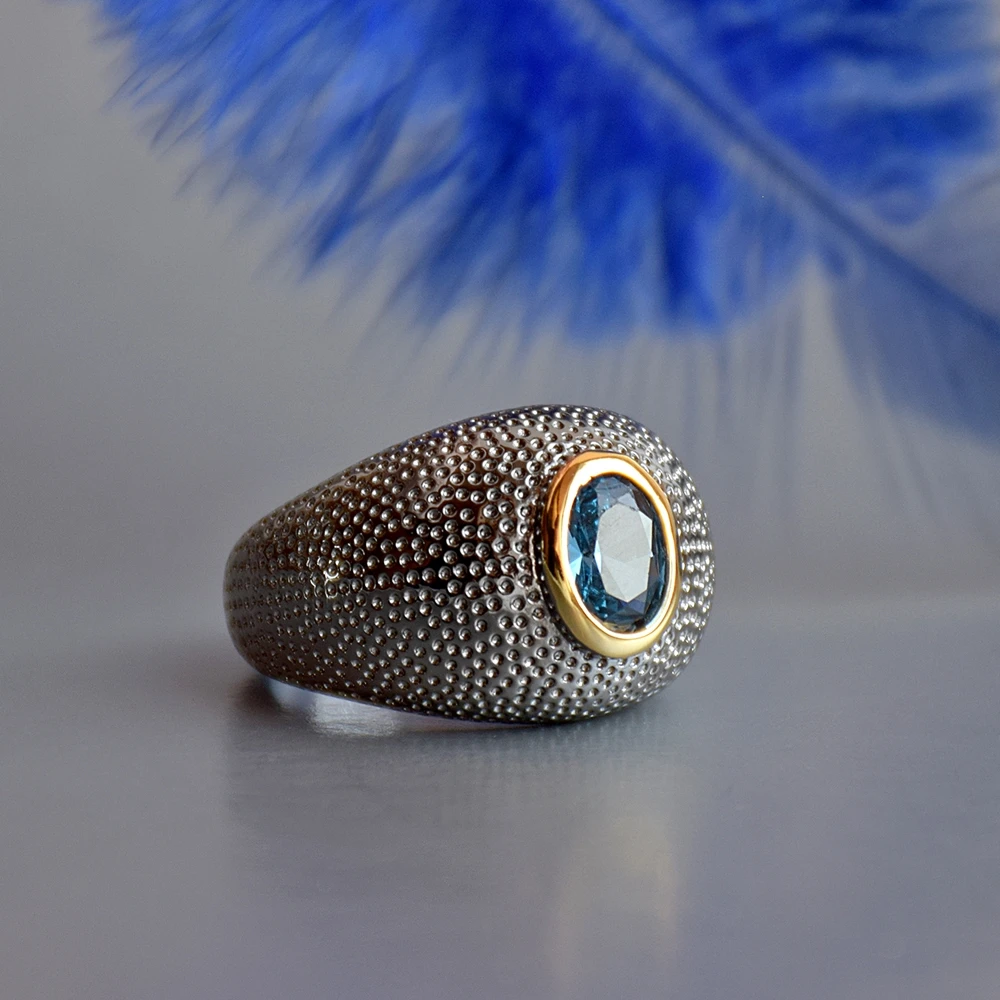 DreamCarnival1989 уникальное кольцо-солитер для женщин, голубой циркон, нежные женские украшения, кольцо, аккуратные точки, поверхность, горячее предложение, WA11790