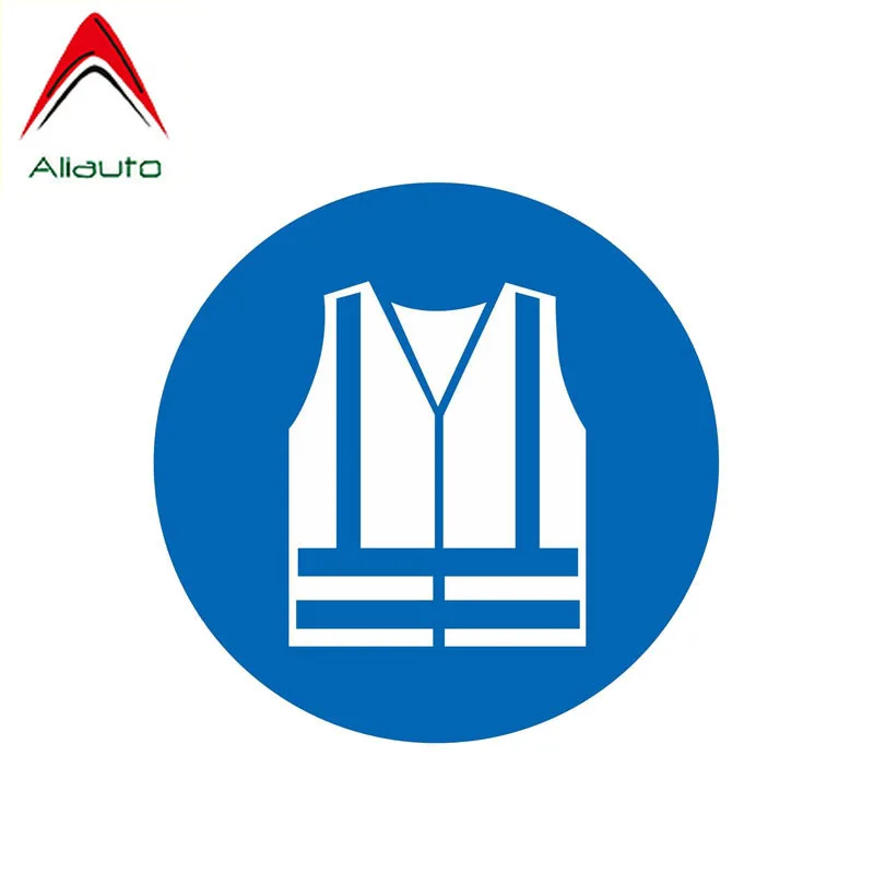 Aliauto Funny Car Sticker Safety Clothing Must Be Worn for Personal Danger Accessories PVC Decal Mercedes Honda 12cm*12cm | Автомобили и