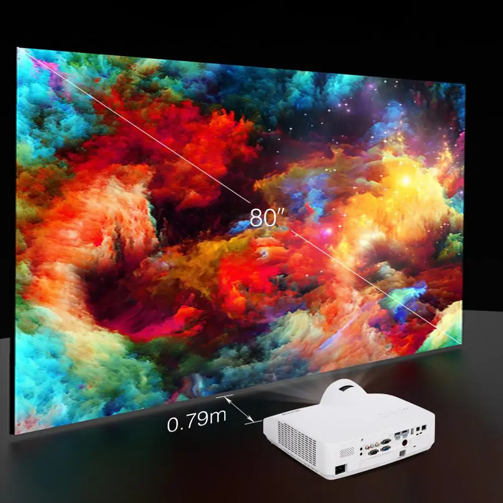 BYINTEK C600WST коротковолновый задний японский 3LCD видео 1080P FUll HD проектор для кино