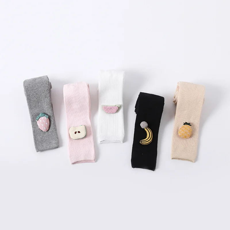 Autumn Winter Baby Leggings Cartoon Fruit Warm Comfortable Trousers Children Toddler Baby Boy Girl Leggings Pants kids trousers