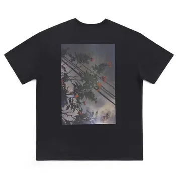 

Brand Women Mens 2020ss Vintage Print T Shirt Hip Hop Letters Painting Print Tee Young Style Cotton Casual T-Shirt Fashion Tops