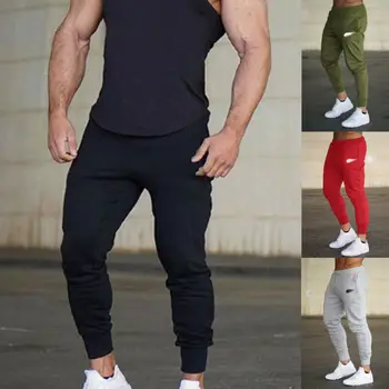 

Mens Track Jogger Pants Slim Fit Sweatpants Running Sports Bottoms Active NEW