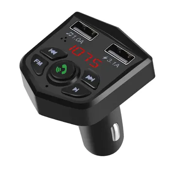 

803E Car Mp3 Player Car wireless Hands-Free Call Mp3 Card U Disk Fm Player Usb Car Charger Remote Control