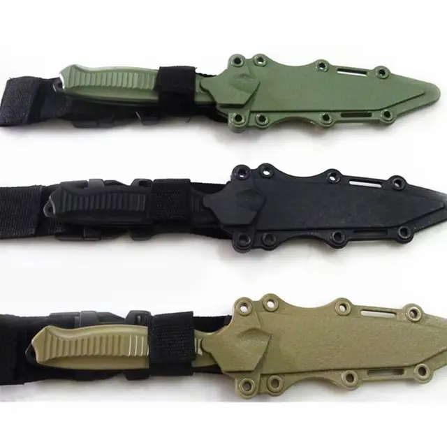 Safe 1: 1 Rubber Knife Military Training Enthusiasts CS Cosplay Toy Sword First Blood Props Dagger Model 2