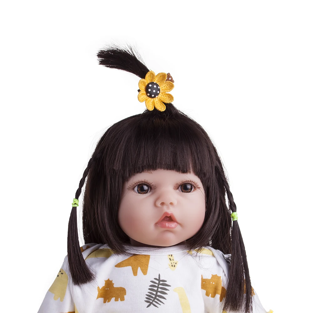 2" 55 см Reborn Baby Doll куклы реалистичные мягкие силиконовые настоящие мягкие сенсорные игрушки подарки для детей силиконовые куклы игрушки для девочек