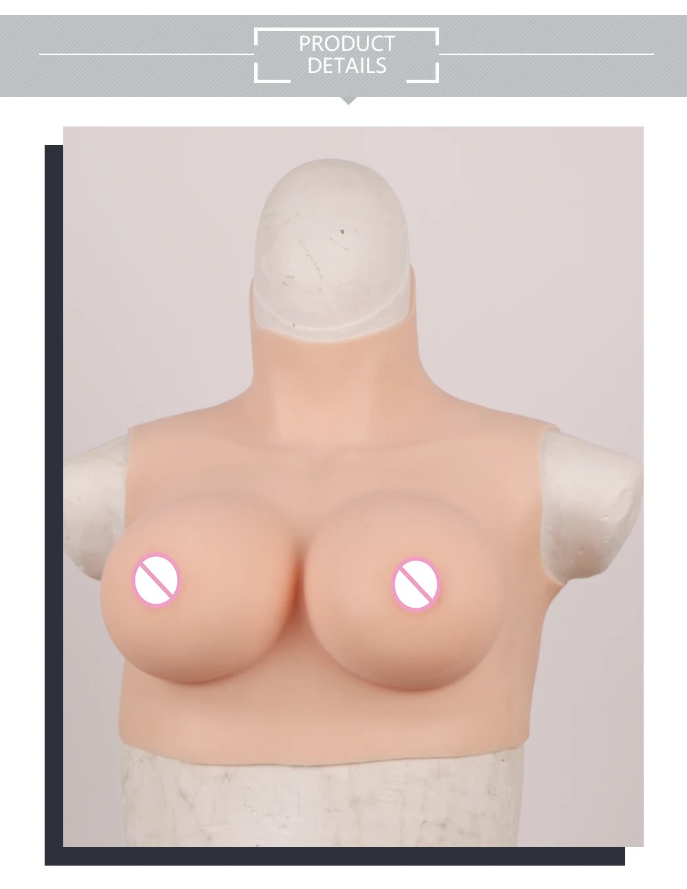 Upgrade Silicone Breast Form C Cup Fake False Boobs Mastectomy Transvestite Crossdresseing Tit For Crossdresser Drag Queen Sissy (5)