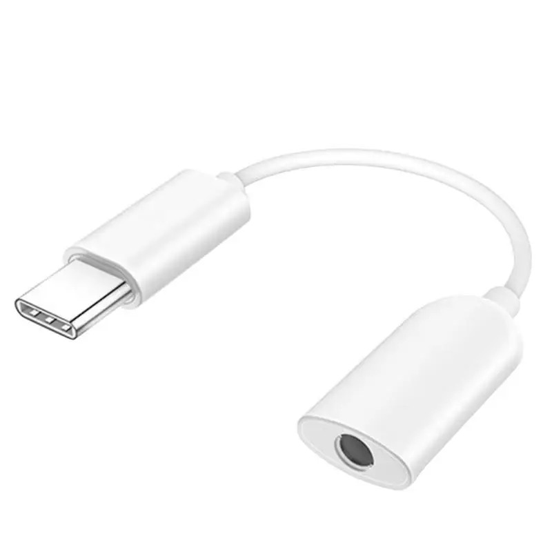 

ALLOYSEED Type C to 3.5mm Headphone Earphone Jack Adapter AUX USB C Audio Cable For Xiaomi Mi 6 X2 Note 3 Smartisan U1 Pro Nubia
