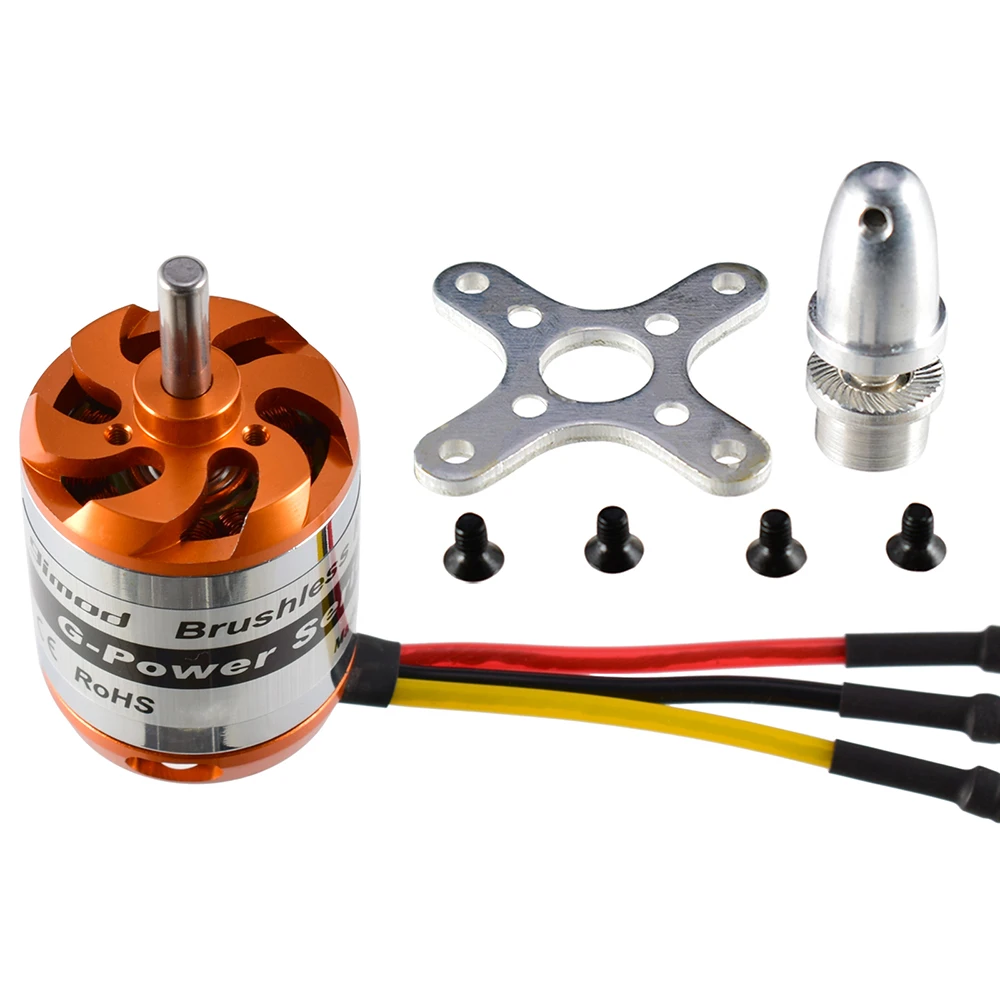 9imod D3548 790KV / 900KV 1100KV 5 0mm бесщеточный мотор с внешним ротором 2-5S для
