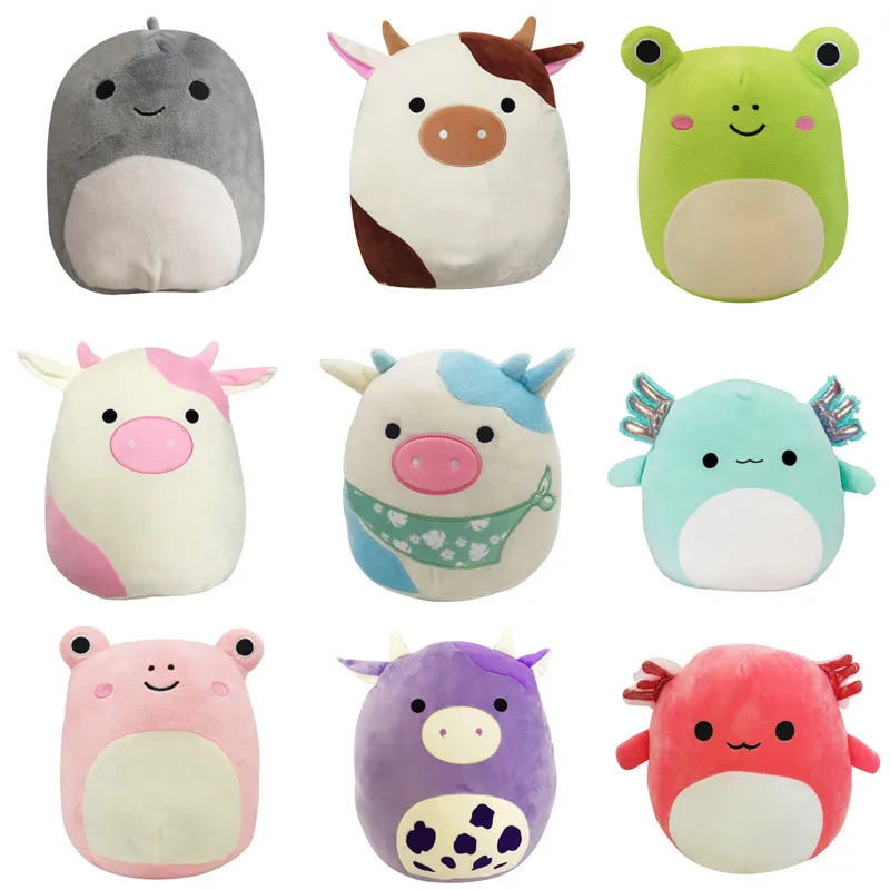 Squishmallowing Plush Toy 20CM Bee Cow Salamander Unihorn Pig Soft Stuffed Animal Pillow Doll Children Room Decoration Gift | Игрушки и