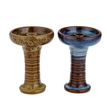 Керамическая чаша для кальяна с одним отверстием, 1 шт., чаша для кальяна с головкой, чаша для кальяна, чаша для обозрения, кальян с втулкой 108 мм x 25 мм