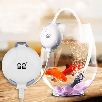 

Mini Mute Oxygen Pump with Suction Cup for Aquarium Fish Bowl Fish-farming