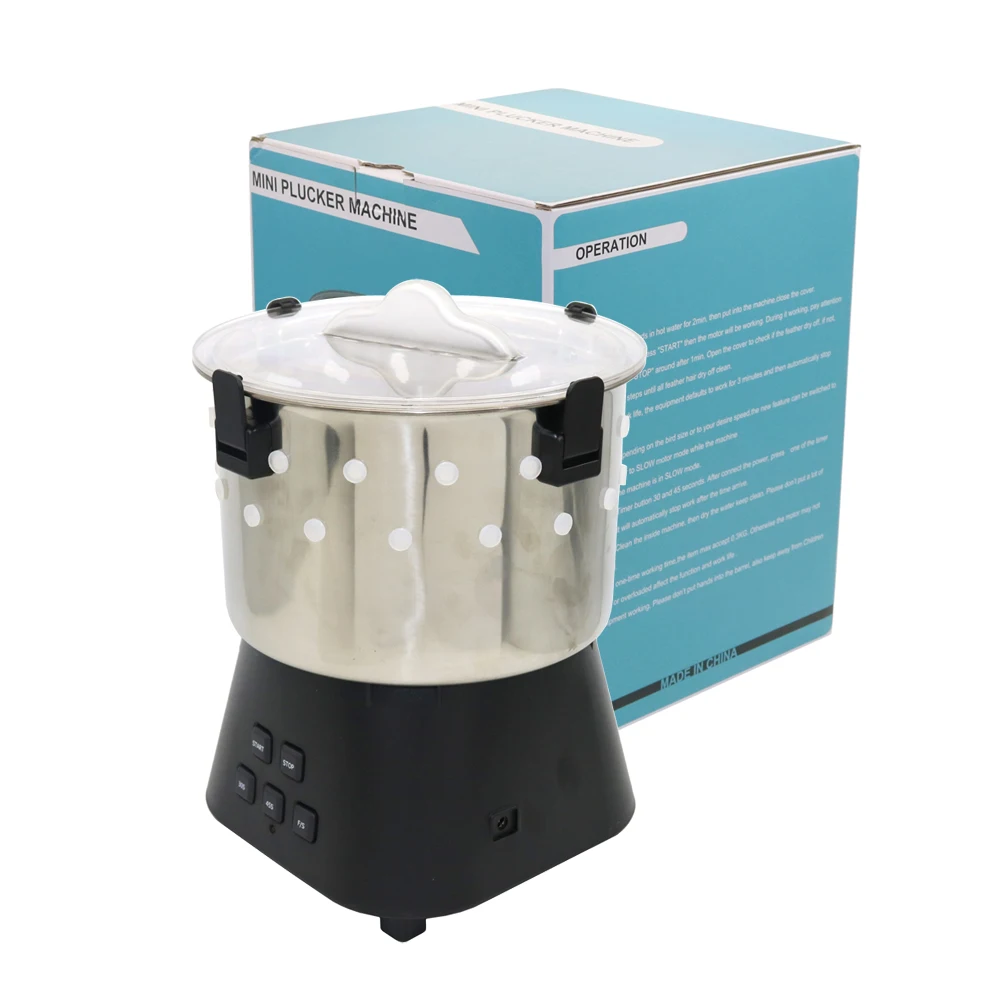 

1Pc Mini feather Removal Machine 110V~240V To 12V Quail Pigeon Bird Plumage Removal Device Farm Animal Epilator Dehairing