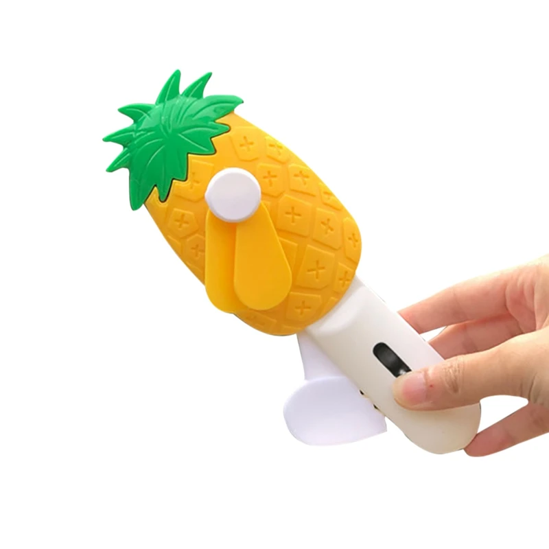 Yellow Портативный Ручной пресс-вентилятор Охлаждающий милый мультфильм игрушка ручной вентилятор для детей взрослый туризм; Кемпинг путешествия - Цвет: Yellow